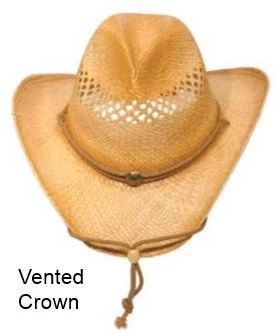 Concho Cowboy Hat In Raffia - Image 2