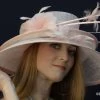 Show Stopper Derby Hat In Blush Pink