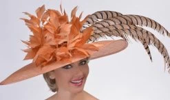 Caramel Gold Cup Derby Hat