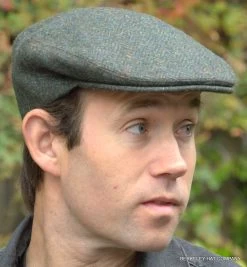 Irish Cap Green Herringbone(IR31)