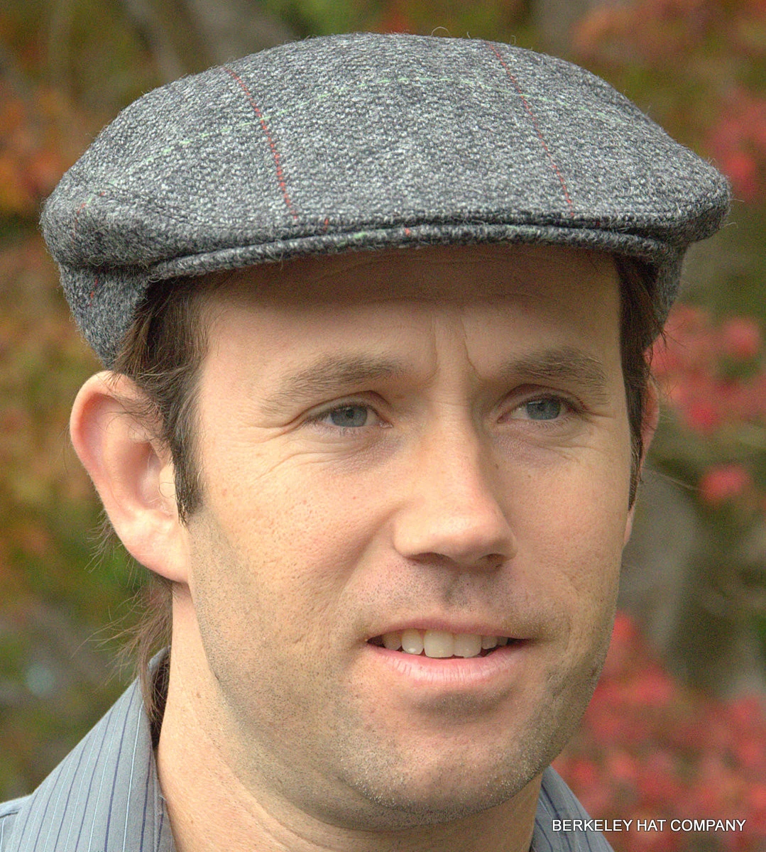 Irish Wool Tweed Barleycorn Flat Cap
