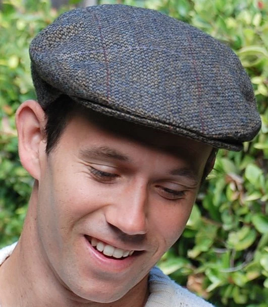 Irish Wool Tweed Barleycorn Flat Cap - Image 2