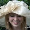 Wide Brim Sinamay Off-the-face Hat For The Derby