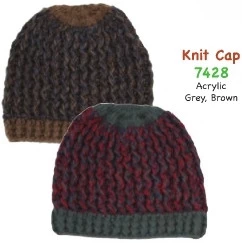 Women's Knit Beanie Cap, Mixed Colors