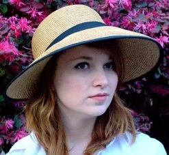 Women's Straw Bonnet Hat